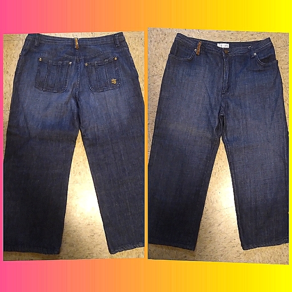 St John Cropped Jeans, Size 12 - Picture 1 of 16